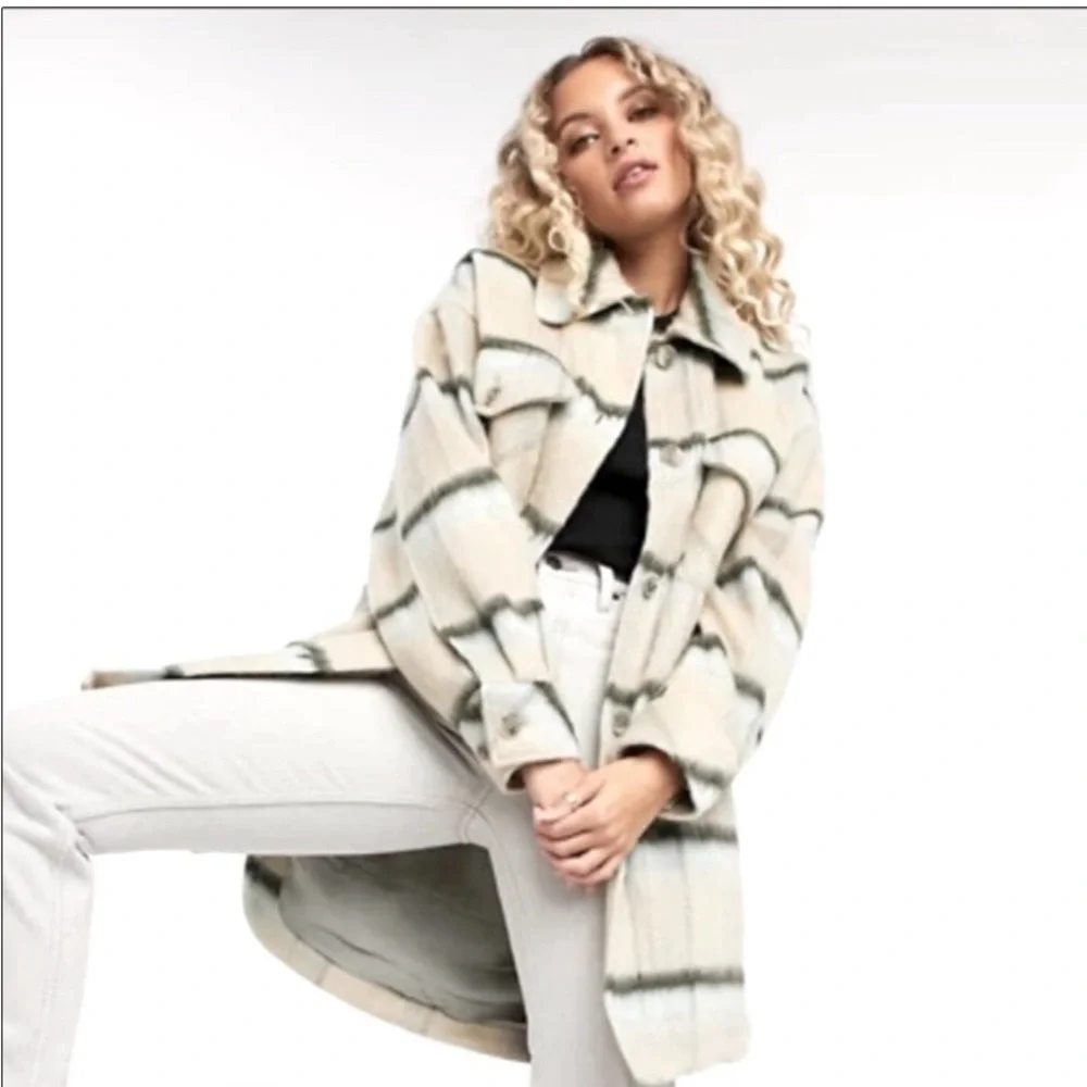 Free people Vienna brushed wool shirt jacket - Picture 3 of 10